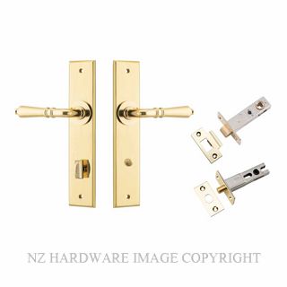 IVER 10280KPRIV60 SARLAT CHAMFERED PRIVACY KITSET POLISHED BRASS