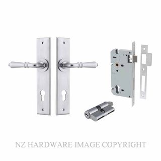 IVER 12280KENTR60KK SARLAT CHAMFERED KEY-KEY ENTRANCE LOCK KITSET BRUSHED CHROME