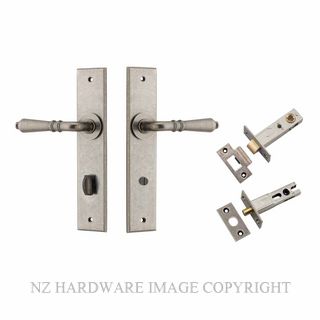 IVER 13780KPRIV60 SARLAT CHAMFERED PRIVACY KITSET DISTRESSED NICKEL