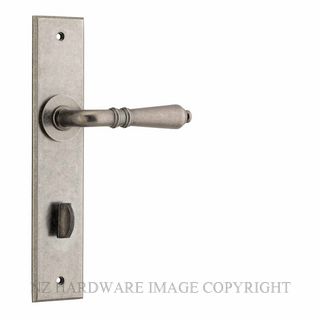 IVER 13780P85 SARLAT CHAMFERED PRIVACY FURNITURE DISTRESSED NICKEL