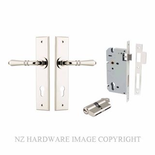 IVER 14280KENTR60KK SARLAT CHAMFERED KEY-KEY ENTRANCE LOCK KITSET POLISHED NICKEL