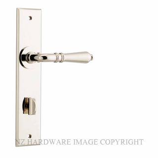 IVER 14280P85 SARLAT CHAMFERED PRIVACY FURNITURE POLISHED NICKEL