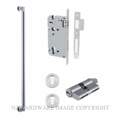 IVER 0485 - 9445 BERLIN PULL HANDLE LOCK KITS BRUSHED CHROME