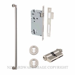 IVER 0489 - 9449 BERLIN PULL HANDLE LOCK KITS SATIN NICKEL