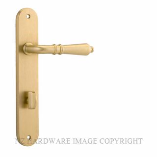 IVER 16224P85 SARLAT OVAL PRIVACY FURNITURE BRUSHED GOLD PVD