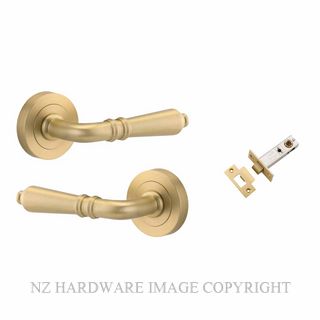 IVER 16260KPASS60 SARLAT ROUND ROSE PASSAGE KITSET BRUSHED GOLD PVD