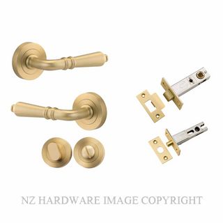 IVER 16260KPRIV60 SARLAT ROUND ROSE PRIVACY KITSET BRUSHED GOLD PVD