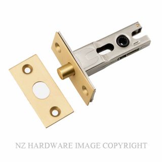 IVER 17169 PRIVACY BOLT 45MM BRUSHED GOLD PVD