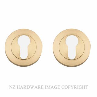 IVER 17119 EURO ESCUTCHEON BRUSHED GOLD PVD