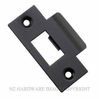 IVER 20493 TUBULAR LATCH T STRIKE PLATE MATT BLACK