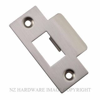 IVER 20499 TUBULAR LATCH T STRIKE PLATE SATIN NICKEL