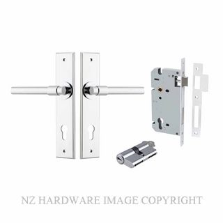 IVER 11904KENTR60KK HELSINKI CHAMFERED KEY-KEY ENTRANCE LOCK KITSET CHROME PLATE