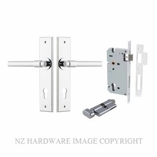 IVER 11904KENTR60KT HELSINKI CHAMFERED KEY-TURN ENTRANCE LOCK KITSET CHROME PLATE