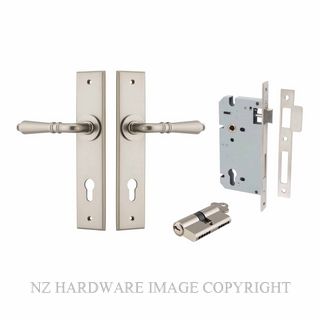 IVER 14780KENTR60KK SARLAT CHAMFERED KEY-KEY ENTRANCE LOCK KITSET SATIN NICKEL