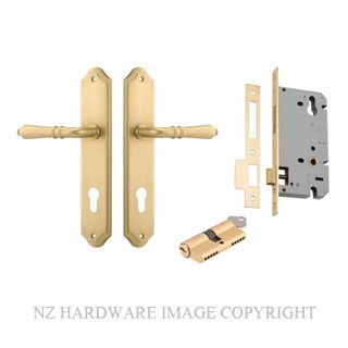 IVER 16212KENTR60KK SARLAT SHOULDERED KEY-KEY ENTRANCE LOCK KITSET BRUSHED GOLD PVD