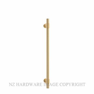 IVER 17147 HELSINKI PULL HANDLE 560MM BRUSHED GOLD PVD