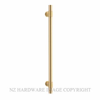 IVER 17148 HELSINKI PULL HANDLE 710MM BRUSHED GOLD PVD