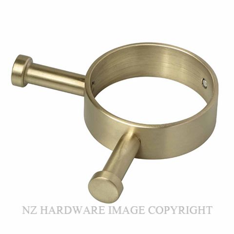 HEIRLOOM WHSPRHBB HEIKO POLE ROBE HOOK - B/BRASS