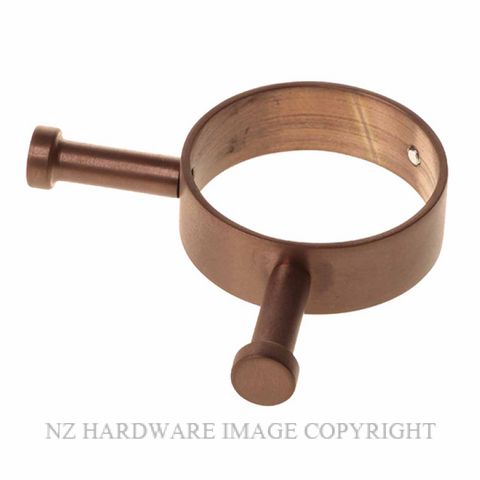 HEIRLOOM WHSPRHBC HEIKO POLE ROBE HOOK - B/COPPER