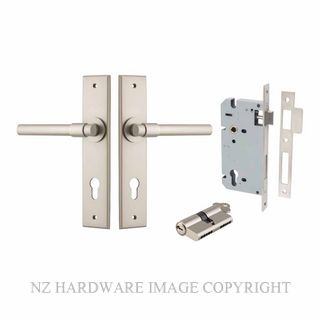 IVER 14904KENTR60KK HELSINKI CHAMFERED KEY-KEY ENTRANCE LOCK KITSET SATIN NICKEL