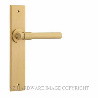 IVER 15404 HELSINKI CHAMFERED PASSAGE FURNITURE BRUSHED BRASS