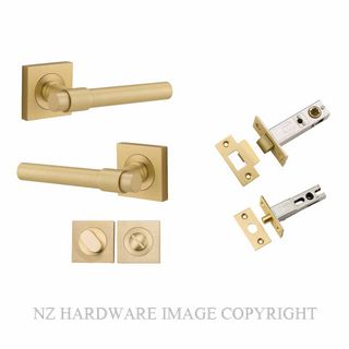 IVER 16204KPRIV60 HELSINKI SQUARE ROSE PRIVACY KITSET BRUSHED GOLD PVD
