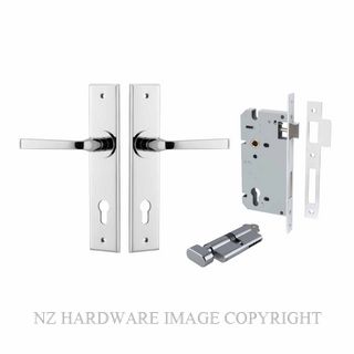 IVER 11788KENTR60KT ANNECY CHAMFERED KEY-TURN ENTRANCE LOCK KITSET CHROME PLATE
