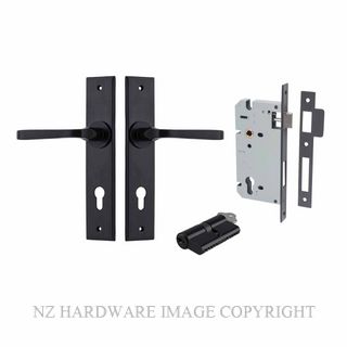 IVER 12788KENTR60KK ANNECY CHAMFERED KEY-KEY ENTRANCE LOCK KITSET MATT BLACK