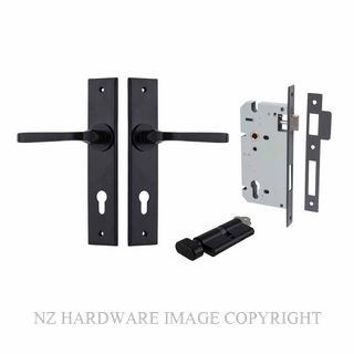 IVER 12788KENTR60KT ANNECY CHAMFERED KEY-TURN ENTRANCE LOCK KITSET MATT BLACK