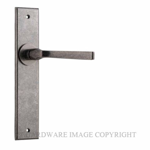 IVER 13788 ANNECY CHAMFERED PLATE DISTRESSED NICKEL