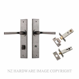 IVER 13788KPRIV60 ANNECY CHAMFERED PRIVACY KITSET DISTRESSED NICKEL
