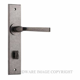 IVER 13788P85 ANNECY CHAMFERED PRIVACY FURNITURE DISTRESSED NICKEL