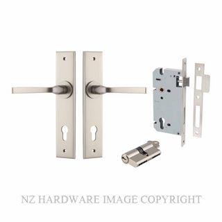 IVER 14788KENTR60KK ANNECY CHAMFERED KEY-KEY ENTRANCE LOCK KITSET SATIN NICKEL