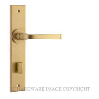 IVER 15288P85 ANNECY CHAMFERED PRIVACY FURNITURE BRUSHED BRASS