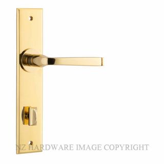 IVER 10288P85 ANNECY CHAMFERED PRIVACY FURNITURE POLISHED BRASS
