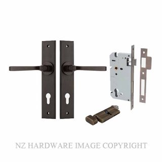 IVER 10788KENTR60KT ANNECY CHAMFERED KEY-TURN ENTRANCE LOCK KITSET SIGNATURE BRASS
