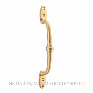 TRADCO 6688 SB OFFSET HANDLE 180MM SATIN BRASS