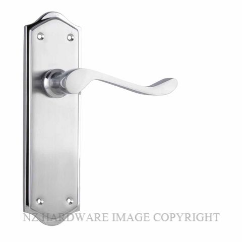TRADCO HENLEY 21596 - 21597 LEVER ON PLATE SATIN CHROME