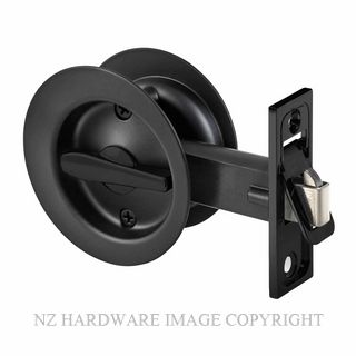 SCHLAGE SRGCSR2MB-1 CAVITY SLIDER ROUND PRIVACY MATT BLACK