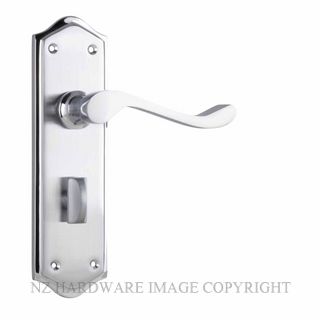 TRADCO 21596P SC HENLEY LEVER PRIVACY SATIN CHROME
