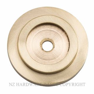 TRADCO 21395 USB BACKPLATE 32MM UNLACQUERED SATIN BRASS