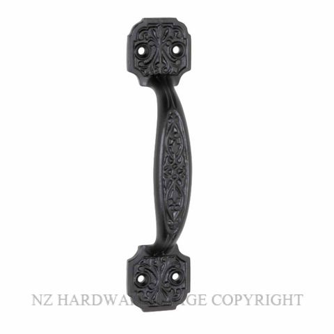 TRADCO 20375 ORNATE PULL HANDLE MATT BLACK