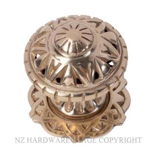 TRADCO 1307 PB CENTRE DOOR KNOB POLISHED BRASS