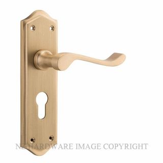 TRADCO 6633E SB HENLEY LEVER EURO SATIN BRASS