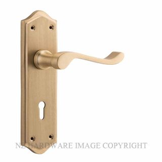 TRADCO 6634 SB HENLEY LEVER LOCK SATIN BRASS