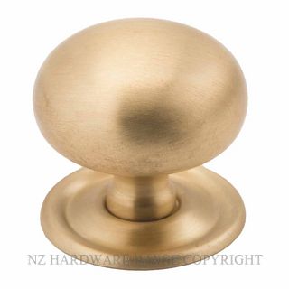 TRADCO 6715 SB CUPBOARD KNOB SB 38MM SATIN BRASS