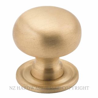 TRADCO 6713 SB CUPBOARD KNOB SB 32MM SATIN BRASS