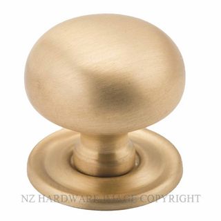 TRADCO 6714 SB CUPBOARD KNOB SB 32MM SATIN BRASS