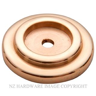 TRADCO 21387 - 21389 CABINET KNOB BACKPLATES UPLACQUERED BRASS
