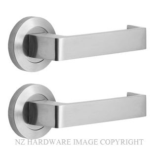 MILES NELSON MNCR53/87 ROUND ROSE 87 LEVER 53MM ROSE (PAIR) SATIN CHROME